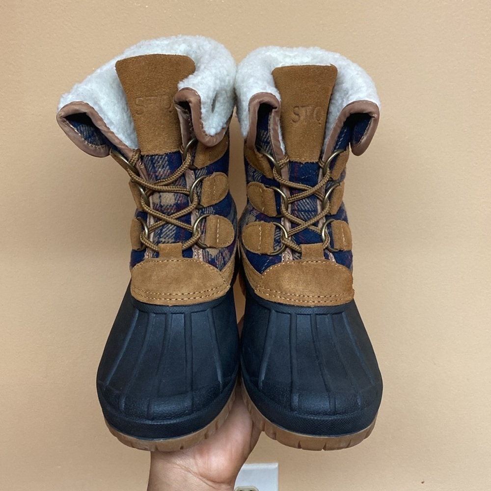 STQ Waterproof Fur Lined Winter Duck Boots - Picture 4 of 16